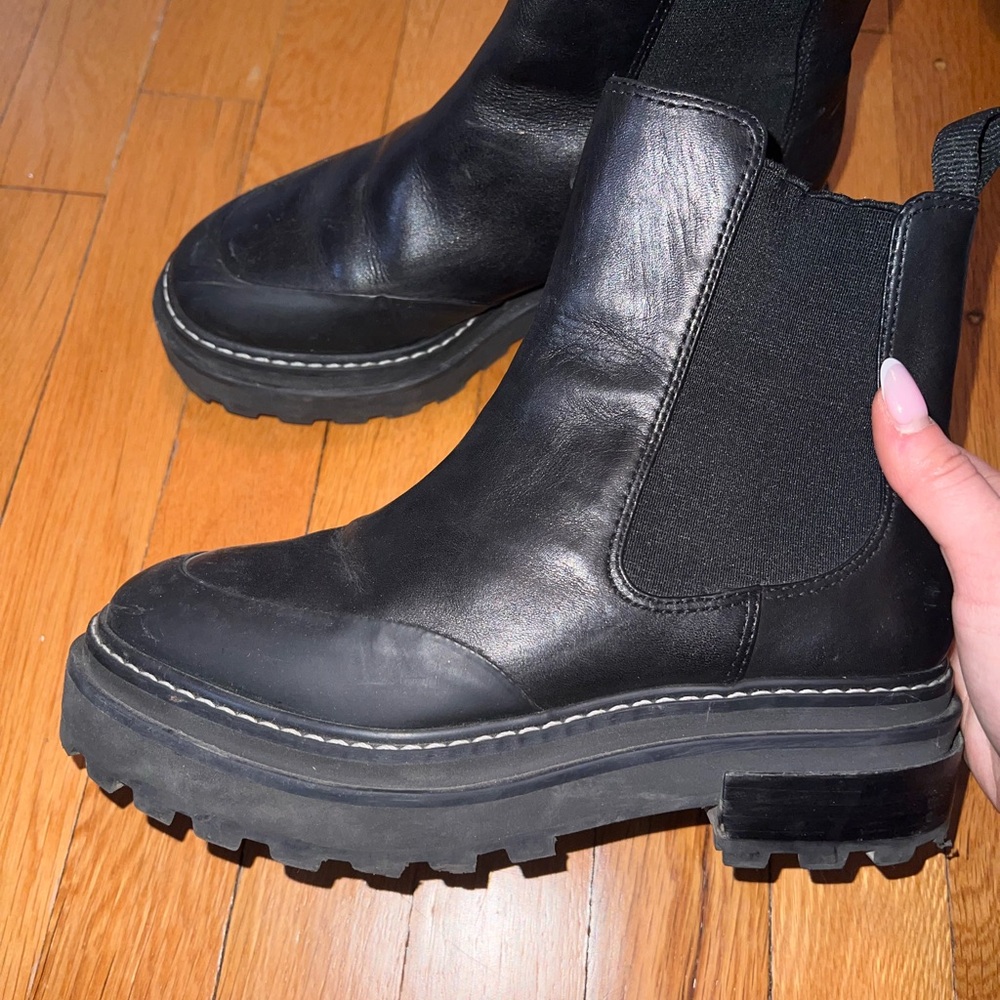 Aqua boots.